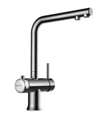 Смеситель для кухни с подключением к фильтру хром/белый Omoikiri Hotaru-CH-WH