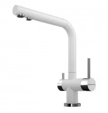 Смеситель для кухни с подключением к фильтру белый Omoikiri Nagano-WH