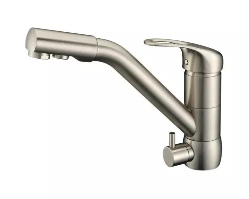 Приобрести Смеситель для кухни с подключением к фильтру Zorg Sanitary ZR 400 KF-12 SATIN в магазине сантехники Santeh-Crystal.ru
