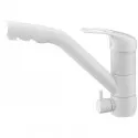 Смеситель для кухни с подключением к фильтру Zorg Sanitary ZR 400 KF-12 WHITE Смеситель для кухни с подключением к фильтру Zorg Sanitary ZR 400 KF-12 WHITE