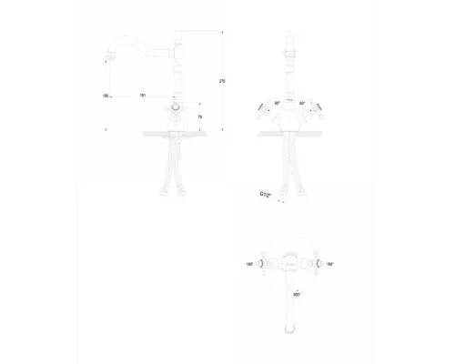 Купить Смеситель для кухни Paulmark Essen Es226001-401 в магазине сантехники Santeh-Crystal.ru