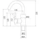 Заказать Смеситель для кухни Savol 304 S-SUS8002 в магазине сантехники Santeh-Crystal.ru