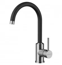 Смеситель для кухни Omoikiri Shinagawa-BN-BL нержавеющая сталь/черный 4994252