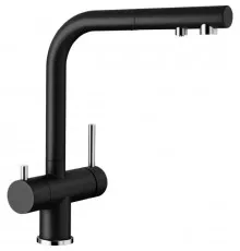 Смеситель для кухни с подключением к фильтру Blanco Fontas-S II черный 526158