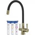 Смеситель для кухни с фильтром Lemark Comfort LM3075B + H851P00