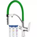Смеситель для кухни с фильтром Lemark Comfort LM3074C-Green + H851P00
