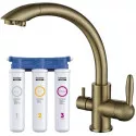 Смеситель для кухни с фильтром Paulmark Essen Es213001-BR + H851P00