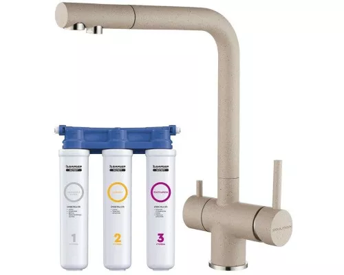 Купить Смеситель для кухни с фильтром Paulmark Skalen Sk213020-302 + H851P00 в магазине сантехники Santeh-Crystal.ru