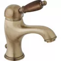 Смеситель для раковины бронза, ручка орех Cezares Elite ELITE-LSM1-02-Nc