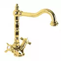 Смеситель для раковины золото 24 карат Cezares Lord LORD-LS2-03/24