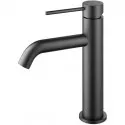 Смеситель для раковины Vincea City VBF-2C1GM без донного клапана, вороненая сталь