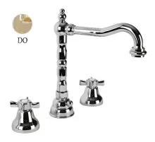 Смеситель для раковины золото 24 карат Cezares Lord LORD-BLS2-03/24