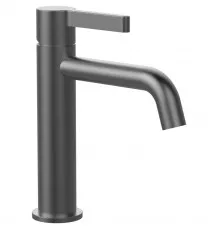 Смеситель для раковины Vincea Villa VBF-1VL1GM без донного клапана, вороненая сталь