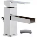 Смеситель для раковины с донным клапаном Remer Qubika Cascata QC10