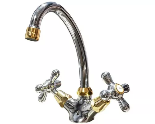 Заказать Смеситель для раковины с донным клапаном Paini Liberty 17CR250OR в магазине сантехники Santeh-Crystal.ru