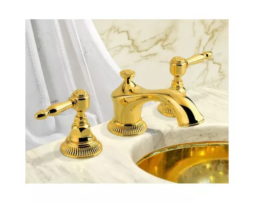 Купить Смеситель для раковины с донным клапаном Nicolazzi Impero 1208GO36L в магазине сантехники Santeh-Crystal.ru