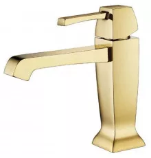 Смеситель для раковины с донным клапаном Caprigo Diamante 50-020-oro