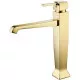Купить Смеситель для раковины с донным клапаном Caprigo Diamante 50-023-oro в магазине сантехники Santeh-Crystal.ru