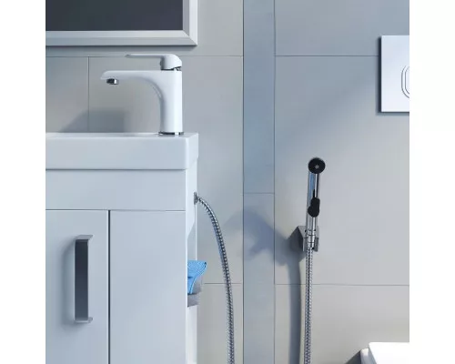 Купить Смеситель для раковины с гигиеническим душем IDDIS Calipso CALSB00i08 в магазине сантехники Santeh-Crystal.ru