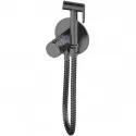 Гигиенический душ AltroBagno Beni aggiuntivi AltroBagnoBM060404GrMt с термостатом, оружейная сталь Гигиенический душ AltroBagno Beni aggiuntivi AltroBagnoBM060404GrMt с термостатом, оружейная сталь