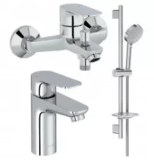 Комплект смесителей Jacob Delafon Oscar E29844-CP + E29842-CP + E99898RU-CP