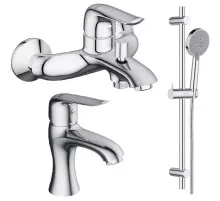 Комплект смесителей Damixa Palace Evo 321000000 + 320210000 + 918100000