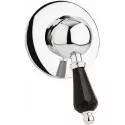 Встраиваемый смеситель для душа хром, ручка Swarovski Nero Cezares Vintage VINTAGE-DIM-01-Sw-N