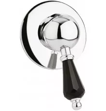 Встраиваемый смеситель для душа хром, ручка Swarovski Nero Cezares Vintage VINTAGE-DIM-01-Sw-N