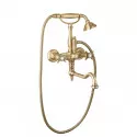 Смеситель для ванны с поворотным изливом бронза Cezares Lord LORD-VDF-02-M