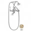 Смеситель для ванны с ручным душем золото 24 карат, ручки Swarovski Cezares Diamond DIAMOND-VD-03/24-Sw