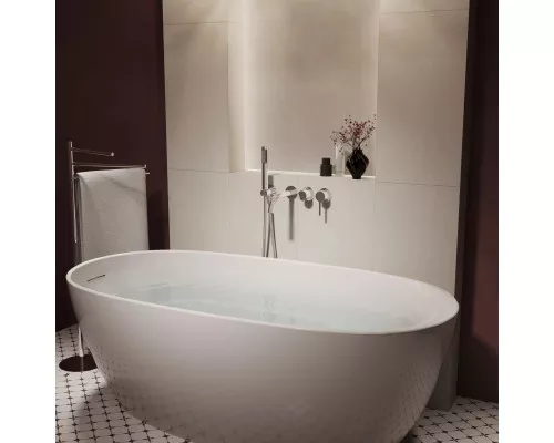 Смеситель для ванны Vincea Villa VTFW-1VL1CH встраиваемый, с душевым гарнитуром, хром