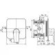 Купить Смеситель для душа Ideal Standard Tesi A6585AA в магазине сантехники Santeh-Crystal.ru