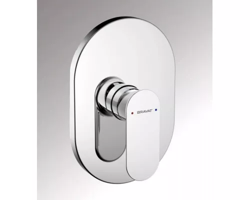 Приобрести Смеситель для душа Bravat Gina PB865104CP-ENG в магазине сантехники Santeh-Crystal.ru