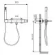 Смеситель для душа AltroBagno Unione AltroBagnoUnione030603NeOp