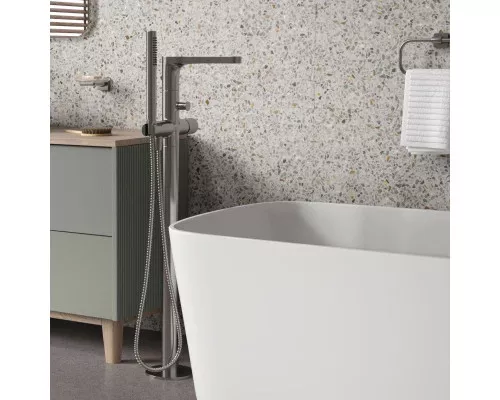 Купить Смеситель напольный для ванны WasserKRAFT Tauber 6421 в магазине сантехники Santeh-Crystal.ru