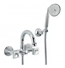 Смеситель для ванны хром, ручки swarovski Cezares Olimp OLIMP-VD-01-Sw