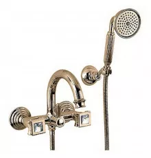 Смеситель для ванны бронза, ручки металл Cezares Olimp OLIMP-VD-02-Sw