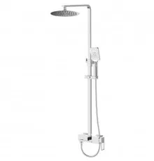 Душевая система 220 мм BelBagno Luce LUC-DOCM-CRM