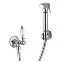 Гигиенический набор хром, ручка Swarovski Cezares Diamond DIAMOND-KS-01-Sw