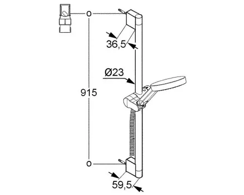 Купить Душевой гарнитур Kludi A-QA 3S 657400500 в магазине сантехники Santeh-Crystal.ru