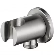 Подключение для душевого шланга с держателем Noken Round Inox N200000143