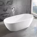 Акриловая ванна Vincea VBT-408-1800MW 180x81,5 см, отдельностоящая, белый матовый