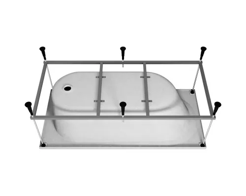 Акриловая ванна Vincea VBT-2B150-FR 150x70 см, белый