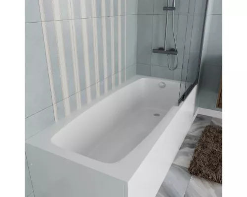 Акриловая ванна Vincea VBT-2S180-FR 180x80 см, белый