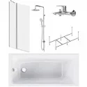 Акриловая ванна 150х70 см Am.Pm Gem W90ASET-150D3W5