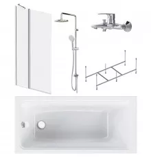 Акриловая ванна 150х70 см Am.Pm Gem W90ASET-150D3W5