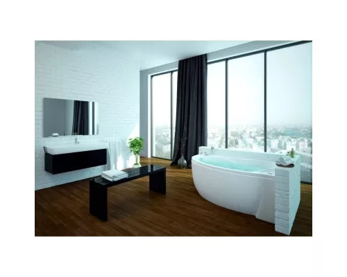 Заказать Акриловая гидромассажная ванна 170х97 см правая пневматическое управление стандартные форсунки Aquatek Бетта-170 в магазине сантехники Santeh-Crystal.ru