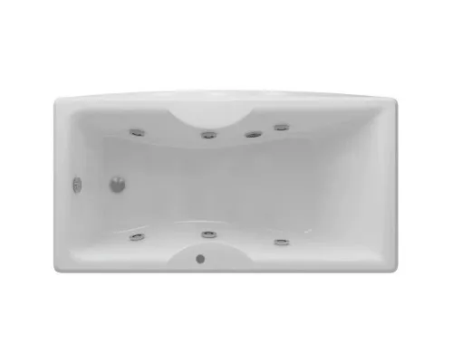 Приобрести Акриловая гидромассажная ванна 170х75 см пневматическое управление плоские форсунки Aquatek Феникс-170 в магазине сантехники Santeh-Crystal.ru