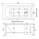 Заказать Акриловая ванна 159x69,5 см Aquanet Roma 00205505 в магазине сантехники Santeh-Crystal.ru