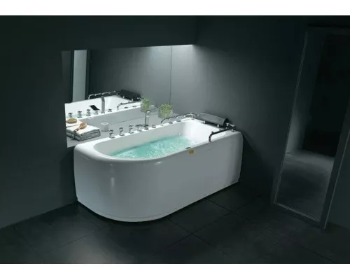 Купить Акриловая гидромассажная ванна 170х85 см SSWW W0827R BH608F в магазине сантехники Santeh-Crystal.ru